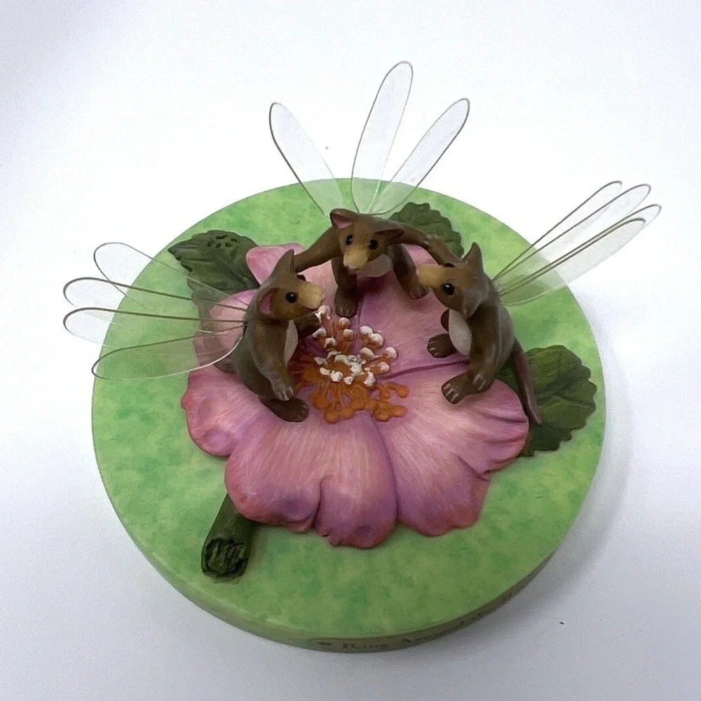 Ring Around The Rosie Artist Laura Von Stetina 3 Mice Playing Greenwich Workshop